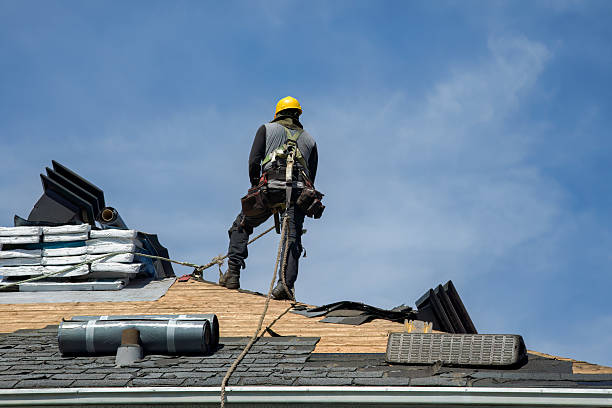 Professional Roof Replacement technician working in Atlanta, ID